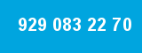 929 083 22 70 929 083 22 70